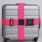 Luggage Strap with 3-Digit Combination Lock - (1 Pc)