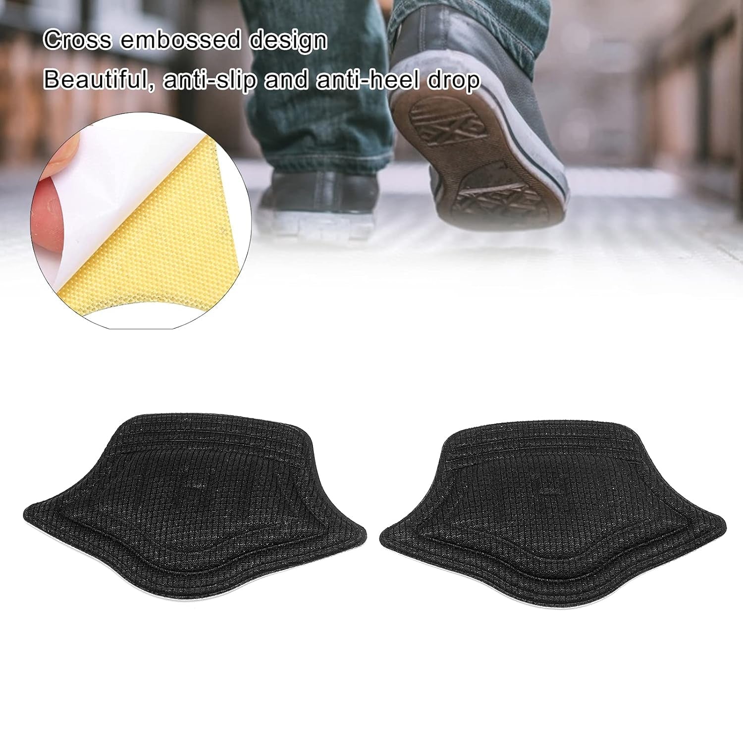 Heel Cushion Pads, Widely Applicable Protective Shoe Insoles (1 Pair)-Shoes & Handbags-AniGuess-AniGuess
