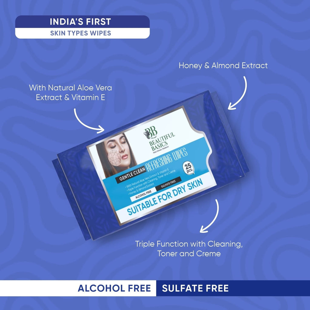 Refreshing Alcohol-Free Wet Wipes – Facial & Body Wipes (25 Pc)-Beauty-AniGuess-AniGuess