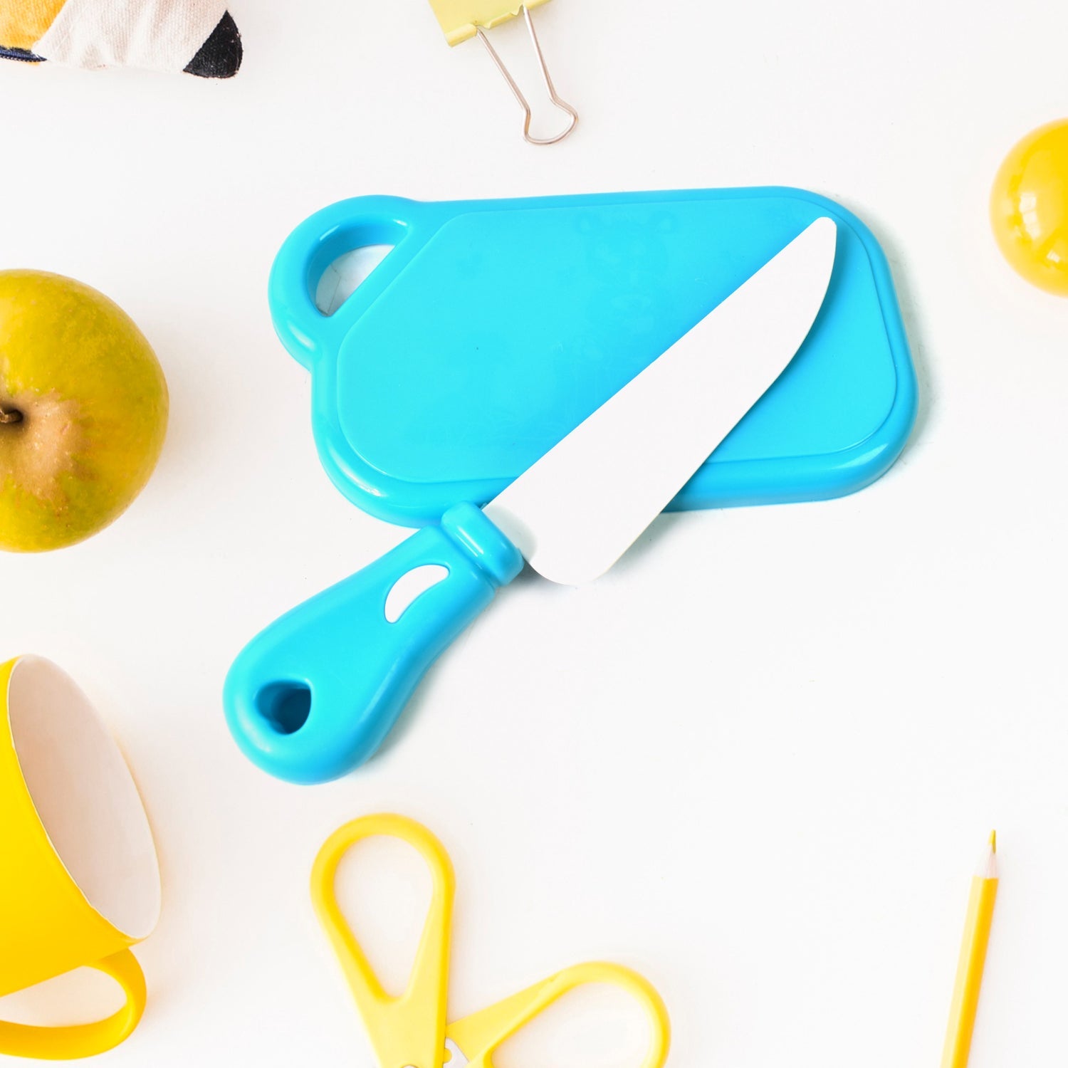 Realistic slice-able fruits and vegetables cut in 2 part play toy set-Toys & Games-AniGuess-AniGuess