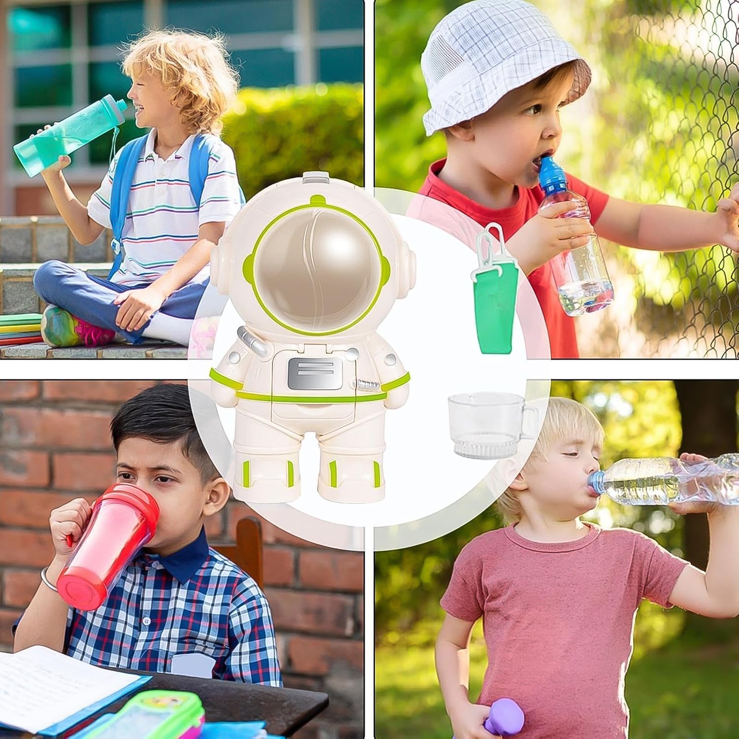 Astronaut Shape Water Dispenser Water Cup (1 Pc)-Home Improvement-AniGuess-AniGuess