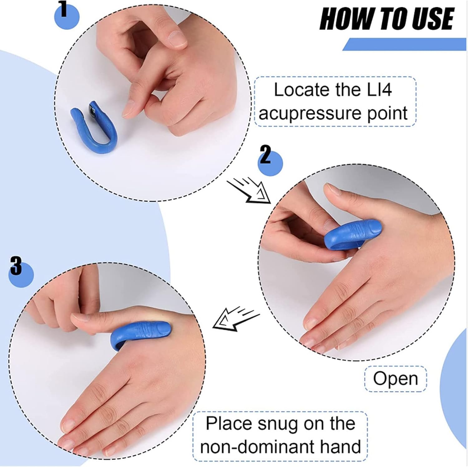 Acupressure Hand Clip Sugar Control Pressure Point Therapy Tool 1 Pc-Health & Personal Care-AniGuess-AniGuess