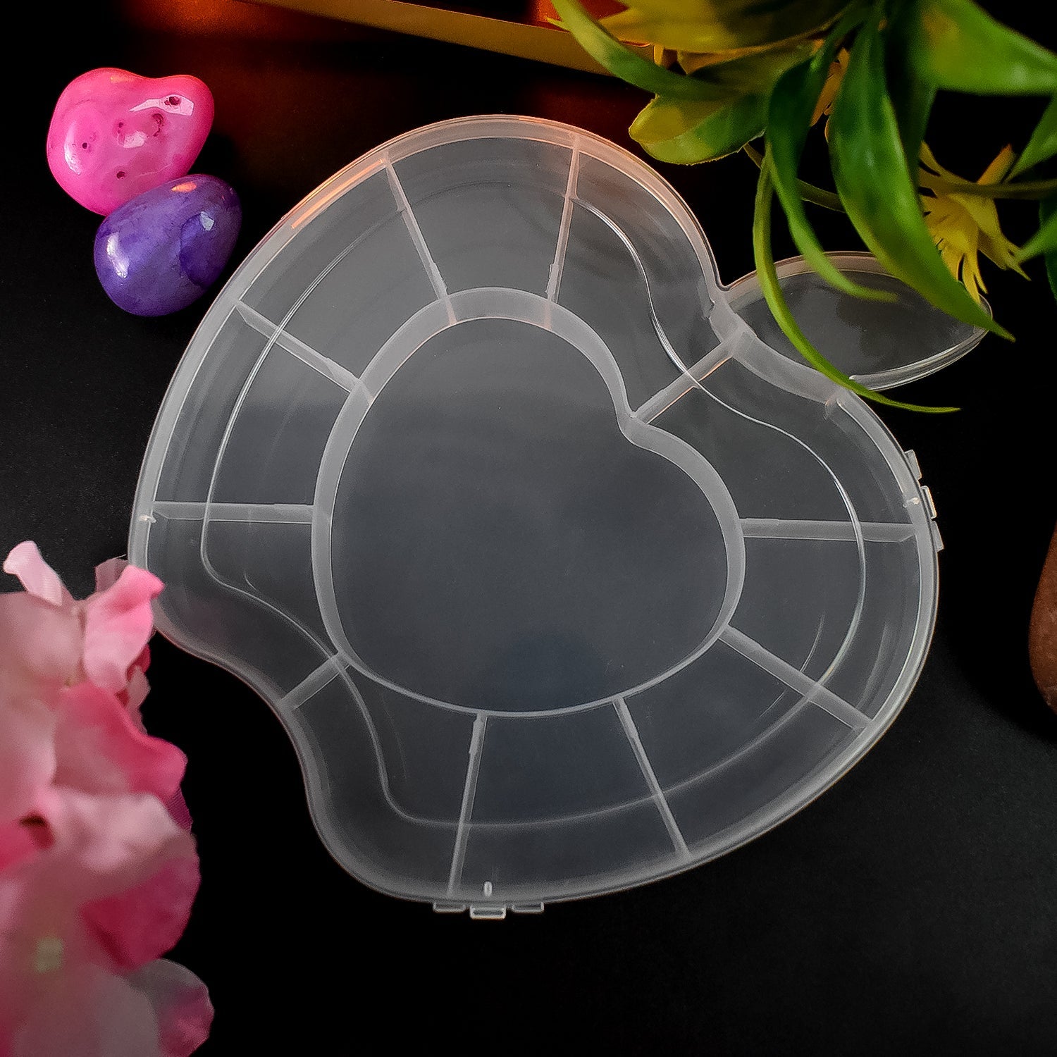 Plastic Apple Shape Jewellery Storage Box (1 Pc)-Home Improvement-AniGuess-AniGuess