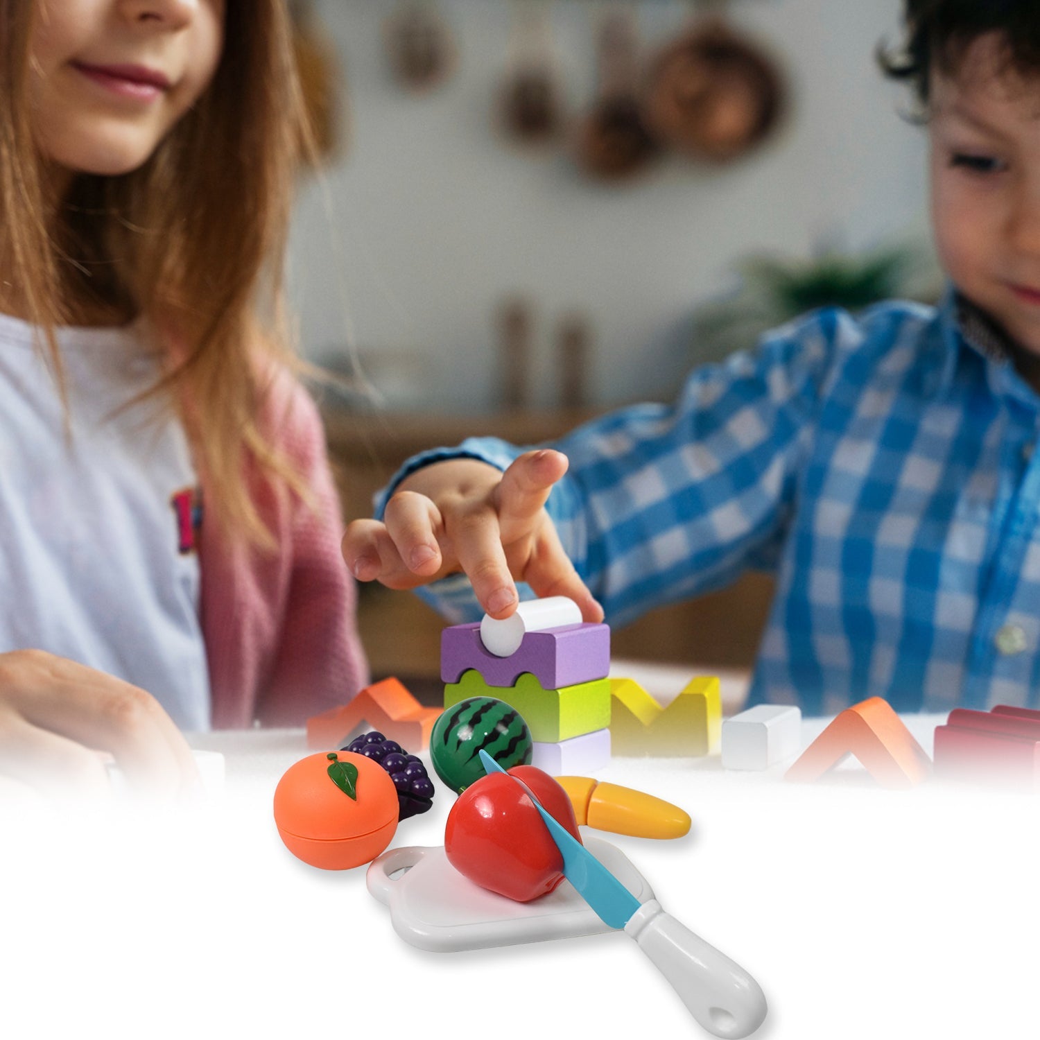 Realistic Sliceable Fruits Cutting Play Toy Set (7 Pcs Set)-Toys & Games-AniGuess-AniGuess