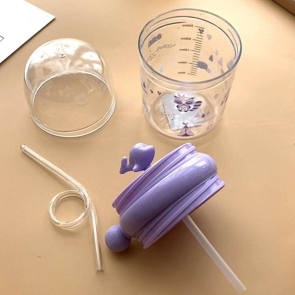 Whale Spray Sippy Cup (1 Pc): Straw, Lid, Spill-Proof, Fun Water Play-Baby-AniGuess-AniGuess