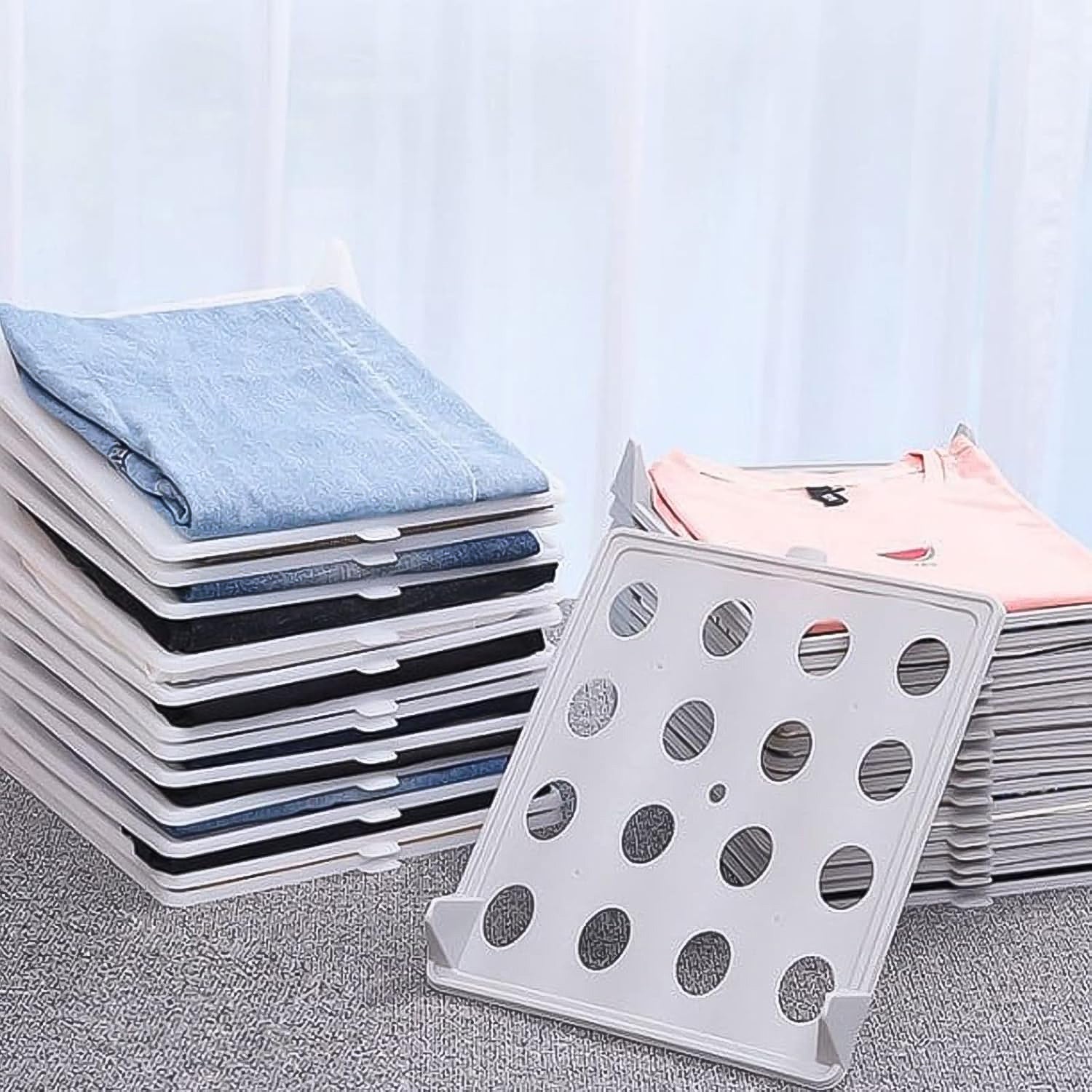 Stackable Shirt Clothes Folding Board (32×26 CM / 1 Pc)-Home Improvement-AniGuess-AniGuess