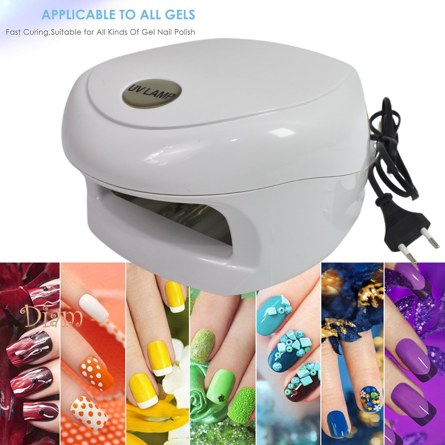 18W LED UV Lamp Nail Dryer Gel Nail Lamp Nail Polish Curing Lamp (1 Pc)-Electronics-AniGuess-AniGuess