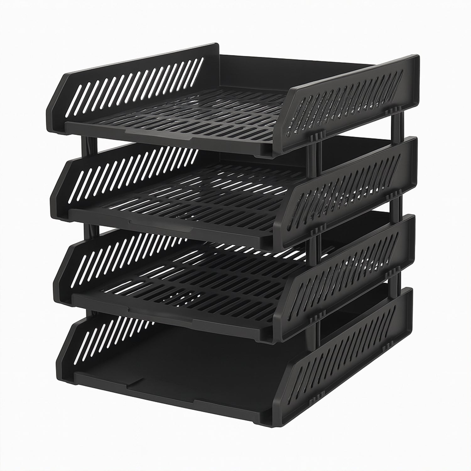 4-Layer Multifunctional File Rack with Drawers for Office Desk-Home Improvement-AniGuess-AniGuess