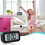  Digital LCD Alarm Clock with Backlight - main product shot