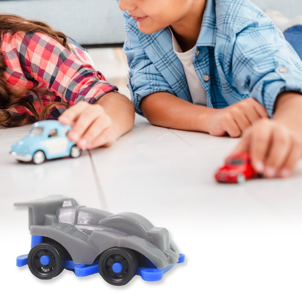Mini Pull Back Car & Aeroplane Plastic Pull Back Car Cartoon Toys (12 Pcs Set)-Toys & Games-AniGuess-AniGuess