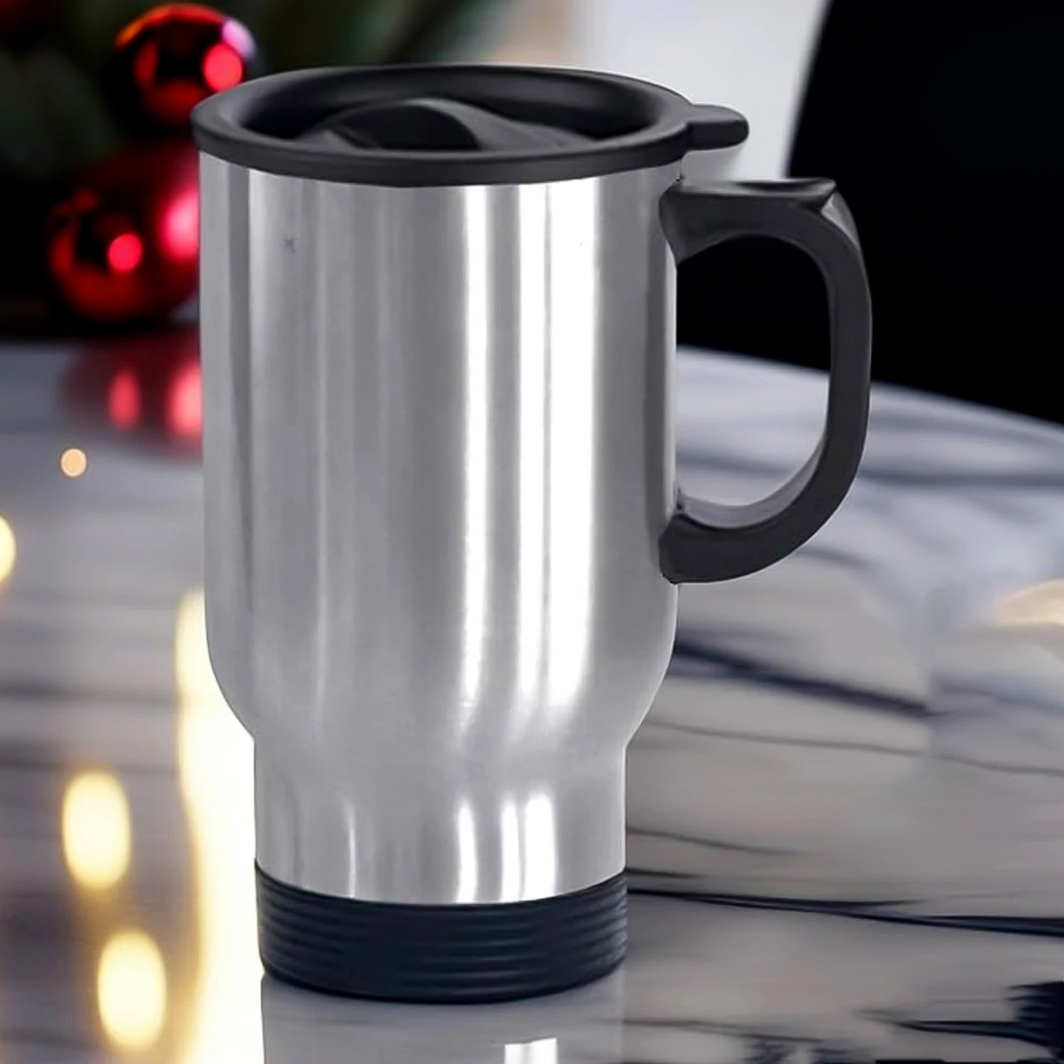 Stainless Steel Vacuum Glass Insulated Glass Coffee Cups, Tumbler (With Lid & Handle / 1 pc)-Home & Kitchen-AniGuess-AniGuess