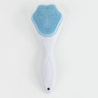 Silicone Face Scrubber Exfoliating Brush, Manual Handheld Facial Cleansing (1 Pc)