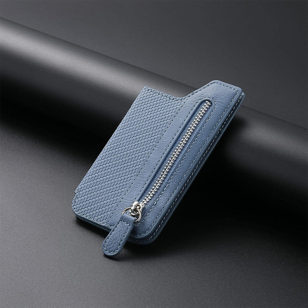 Adhesive Card Phone Holder with Zipper – Versatile Wallet Case (1 Pc / Mix Color)-Bags, Wallets and Luggage-AniGuess-AniGuess