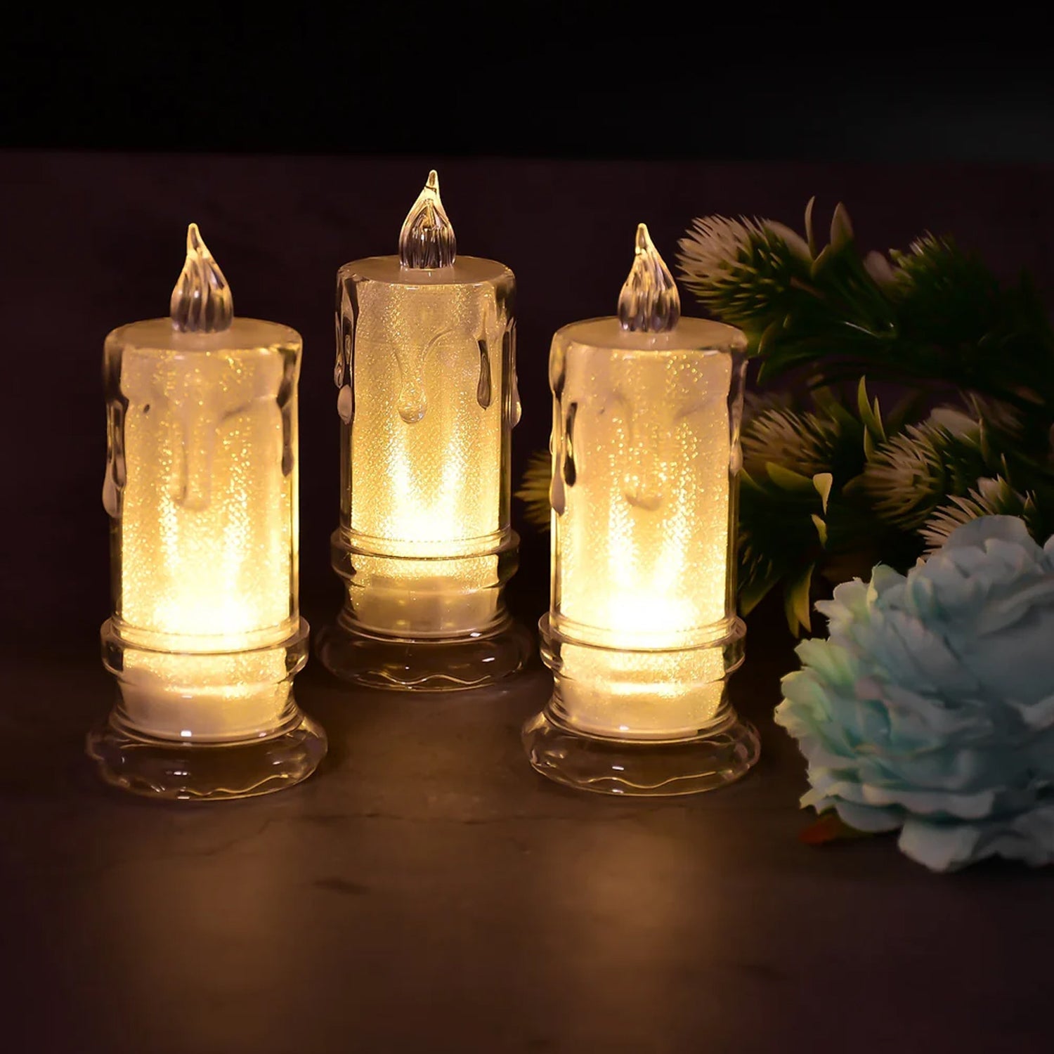 LED Tea Light Candle for Christmas, Festival, Candles, Diwali (1 Pc)-Home Improvement-AniGuess-AniGuess