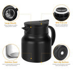 Thermal Coffee Carafe & Water Bottles with LED Display (500 ml & 1000 ml)