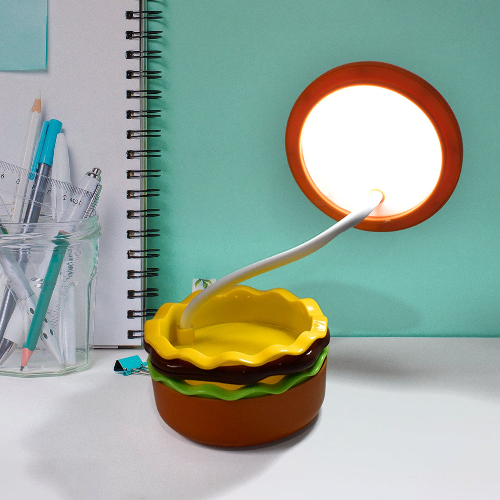 Burger Delight: Folding LED Night Lamp (1 Pc)-Electronics-AniGuess-AniGuess