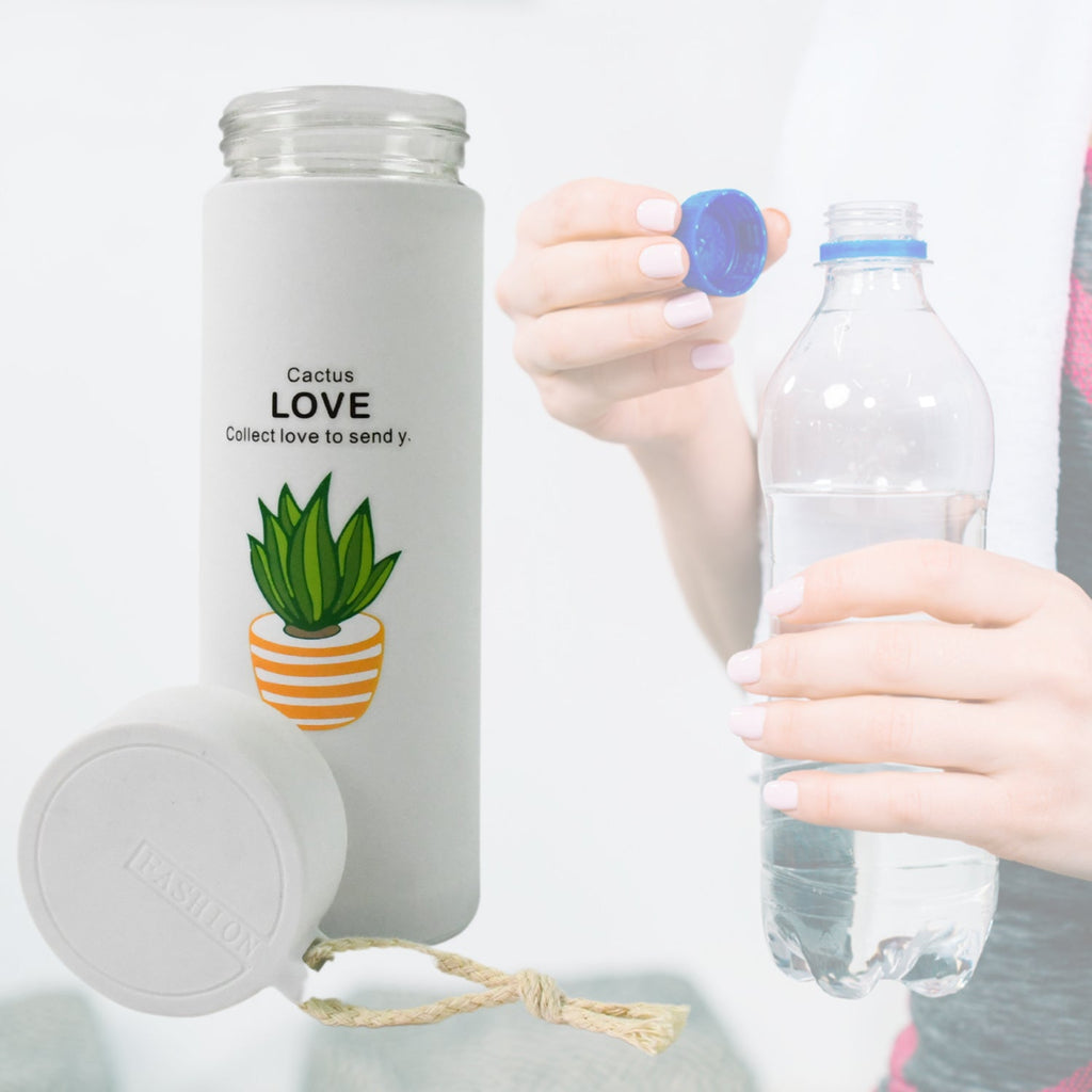 Outdoor sport Glass water bottle leakproof (450 ML)-Home & Kitchen-AniGuess-AniGuess