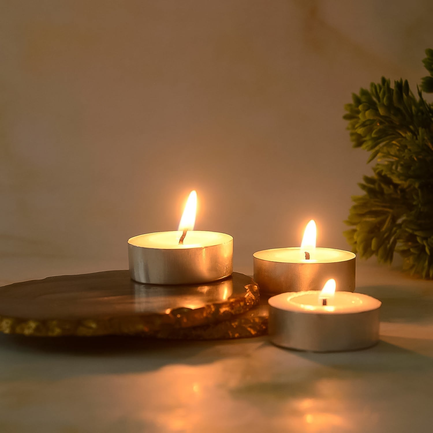 Tealight Candles Set, Smokeless Candles, Diwali (50 Pcs set)-Home Improvement-AniGuess-AniGuess