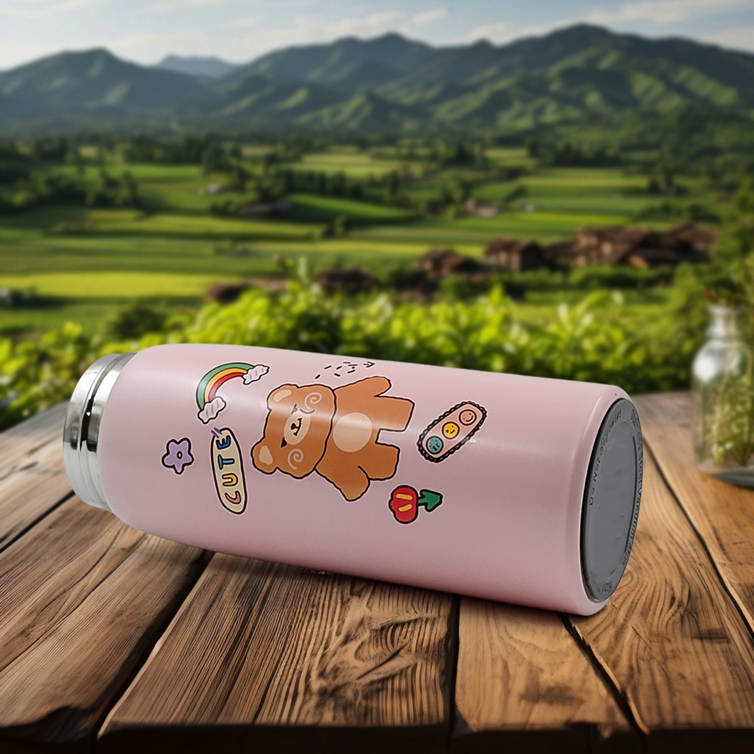 Smart Vacuum Insulated Water Bottle with LED Temperature Display (450 ML)-Home & Kitchen-AniGuess-AniGuess