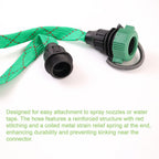Approx 10 Meter Flexible Garden Water Pipe with High-Pressure Spray Nozzle