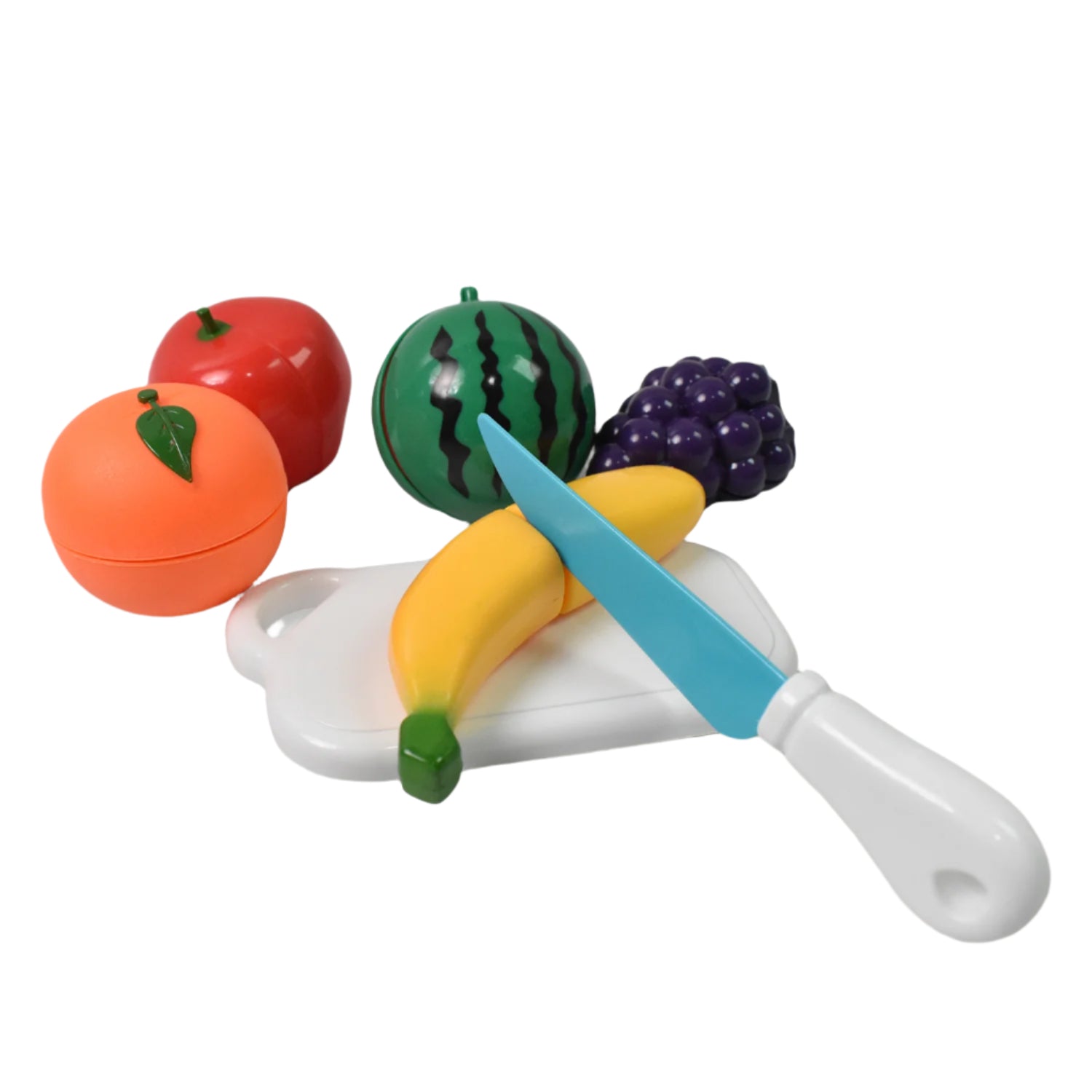 Realistic Sliceable Fruits Cutting Play Toy Set (7 Pcs Set)-Toys & Games-AniGuess-AniGuess