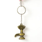 Shivaling Metal Keychain