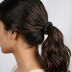Soft Stretchable Telephone Wire Style Hair Bands Set (1 Pc)
