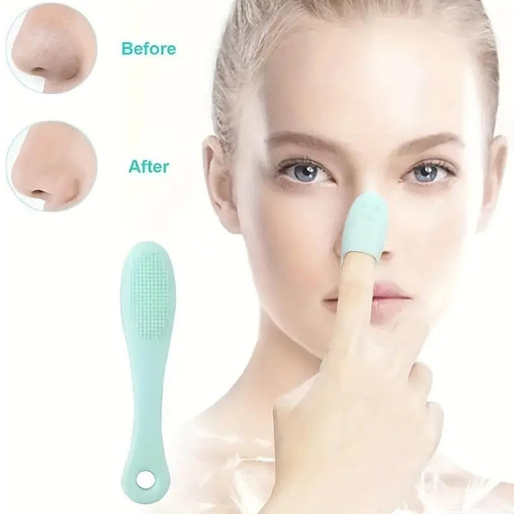 Silicone Makeup Cleaning Tool – Finger Brush Facial Cleansing Scrubber (1 Pc)-Health & Beauty Accessories-AniGuess-AniGuess