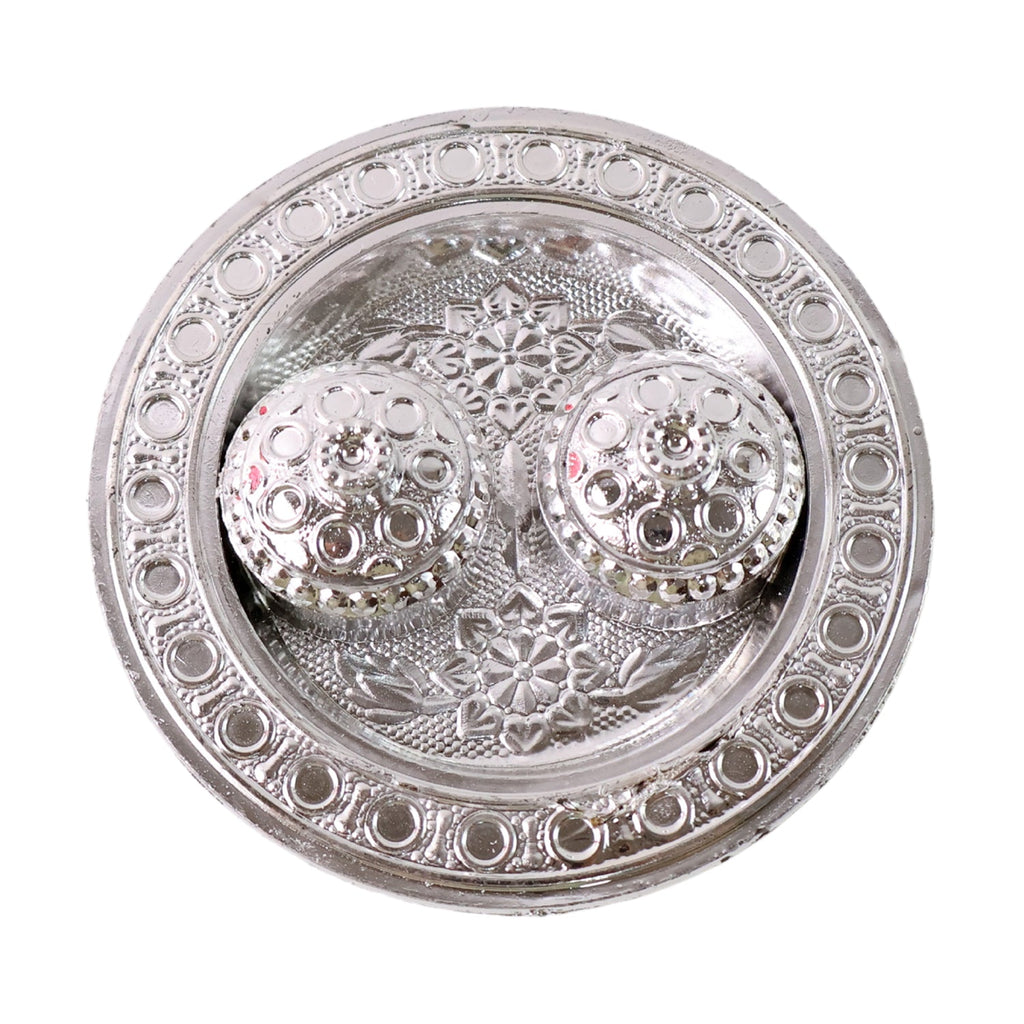 Round Shape Special Puja Thali, Kumkum Thali Holder (1 Pc / Small)-Home Improvement-AniGuess-AniGuess