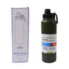 Stainless Steel Double Wall Vacuum-Insulated Drink Water Bottle (800 ML Approx / Mix Color)