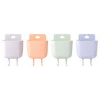 Space saving wall phone stand