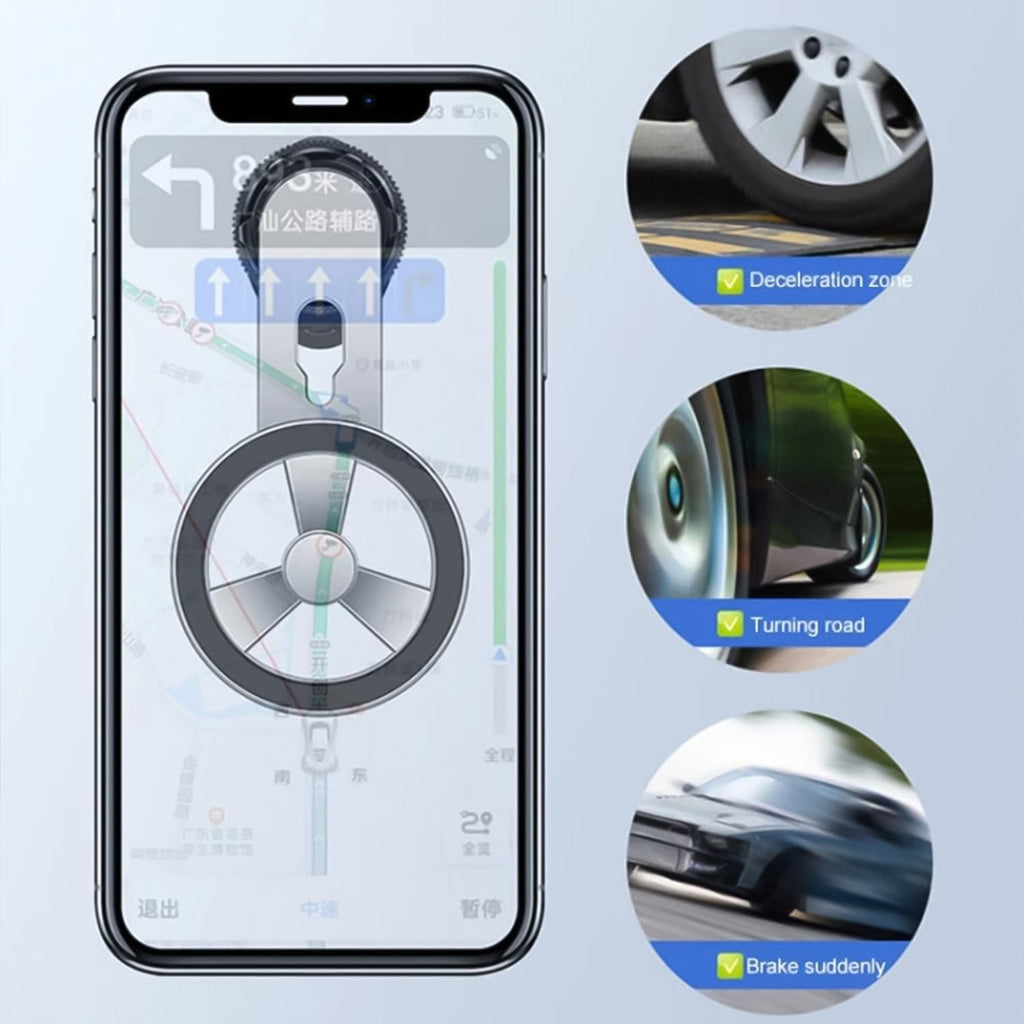 360° Rotatable & Foldable Air Vent Magnetic Phone Holder (1 Pc)-Car & Motorbike-AniGuess-AniGuess
