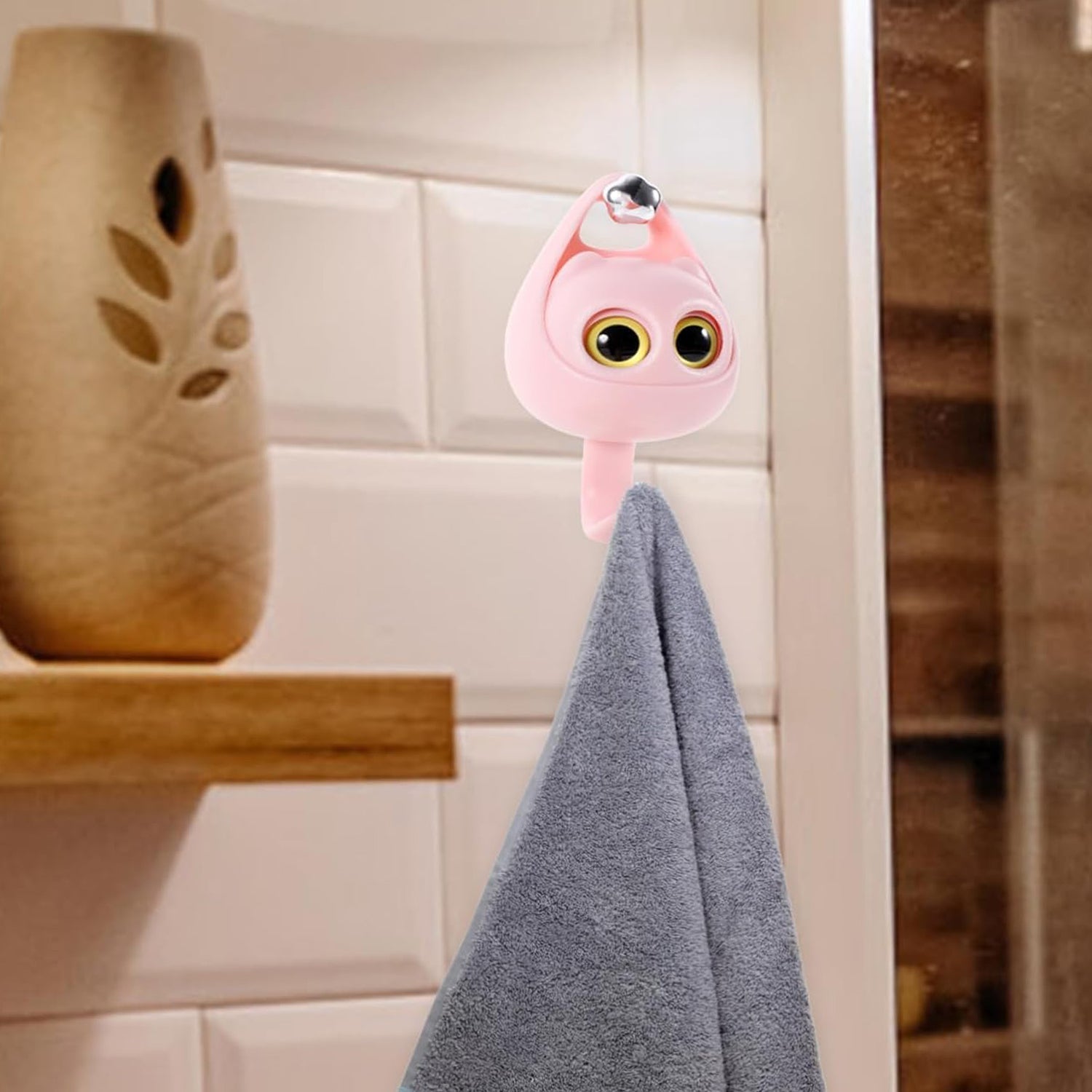 Creative Adhesive Coat Hook Wink Cat Hook (1 Pc)-Home Improvement-AniGuess-AniGuess