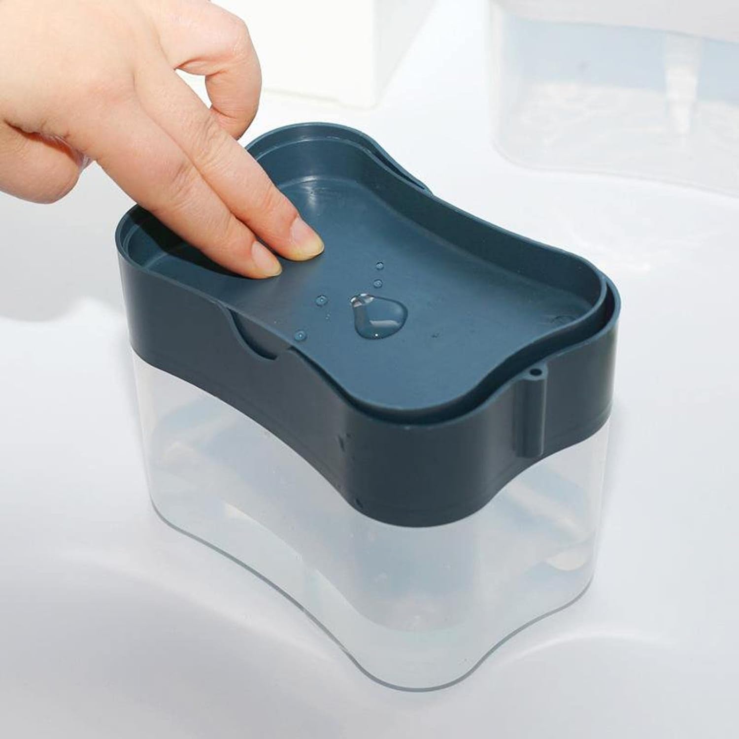 2 in 1 Soap Dispenser for Dishwasher Liquid Holder, Liquid Dispenser Through Pump (1 Pc)-Health & Beauty Accessories-AniGuess-AniGuess