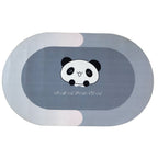 kids bathroom panda mat