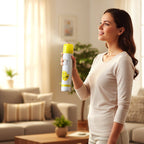 long lasting Lemon air freshener bottle