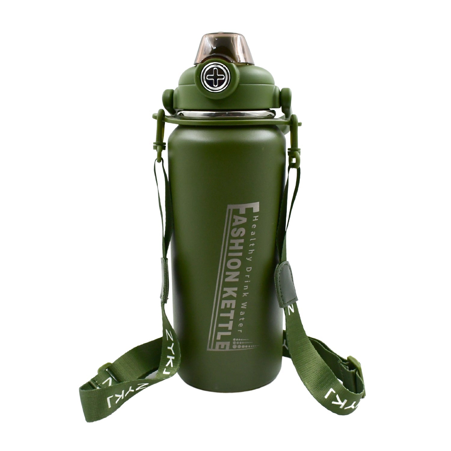 Stainless Steel Water Vacuum Insulated Bottle With Straw (1500ML, Mix Color)-Home & Kitchen-AniGuess-AniGuess