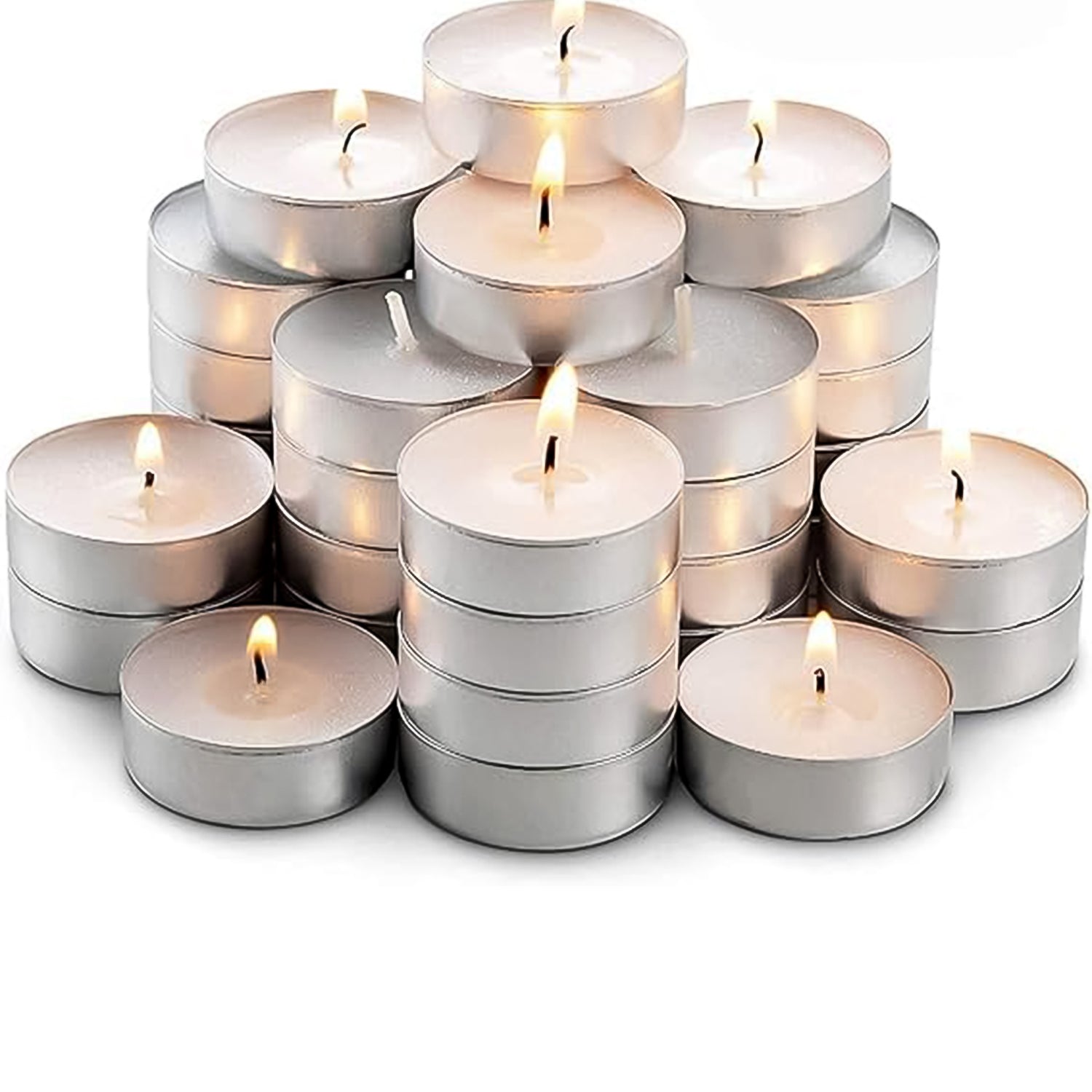 Tealight Candles Set, Smokeless Candles, Diwali (50 Pcs set)-Home Improvement-AniGuess-AniGuess