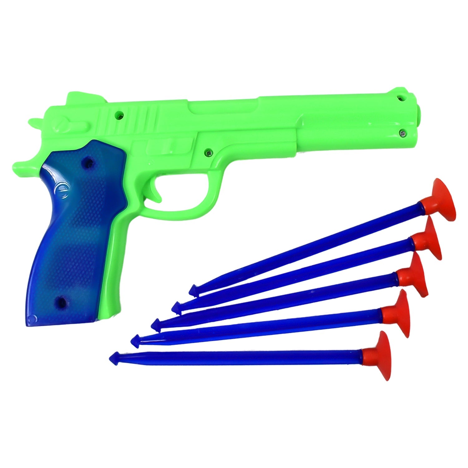 Medium Size Plastic 1 Gun with 5 Soft Suction Dart Bullets (1 Set)-Toys & Games-AniGuess-AniGuess