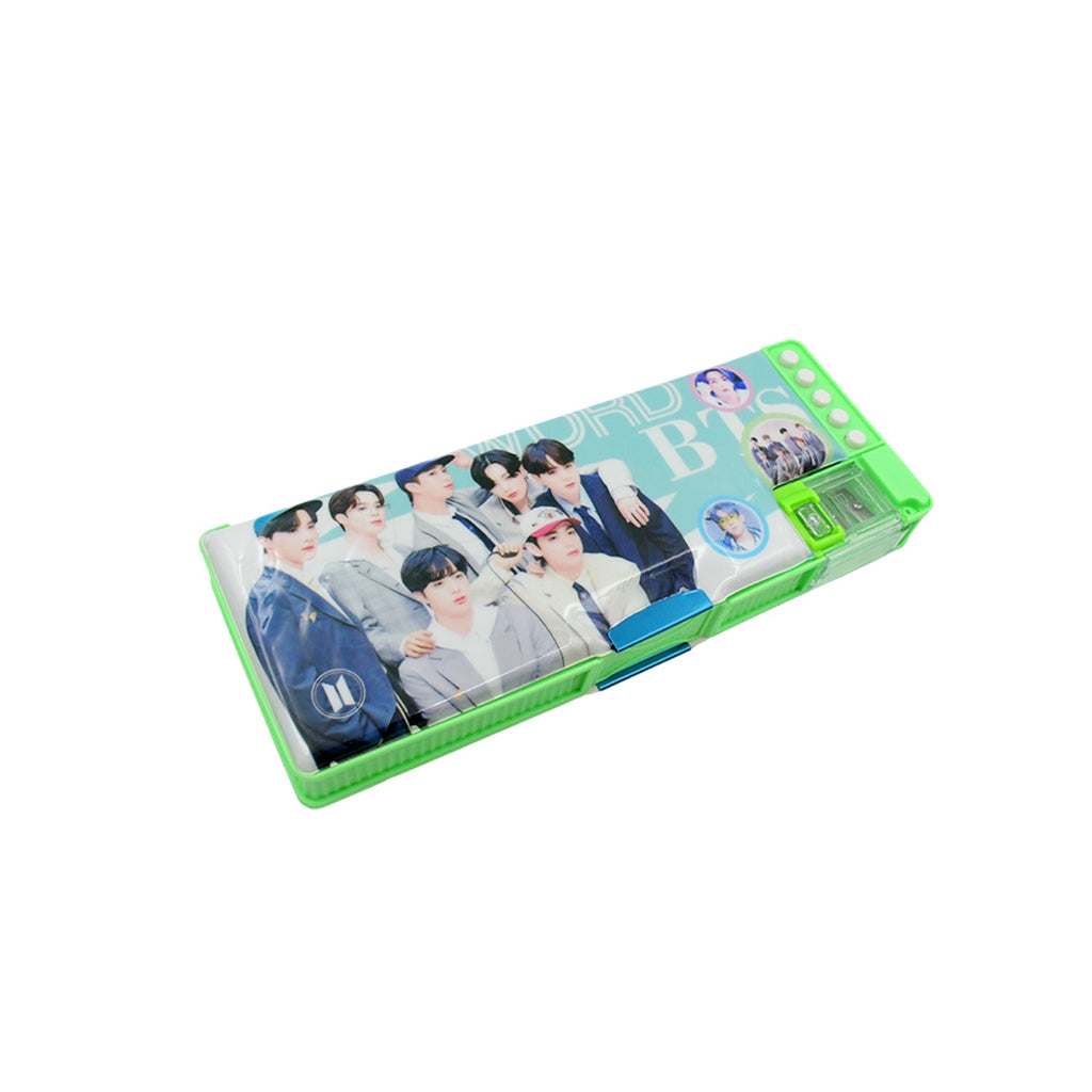 Multipurpose Compass Box (2 Compartments): Cartoon Pencil Case for Kids-Stationery-AniGuess-AniGuess