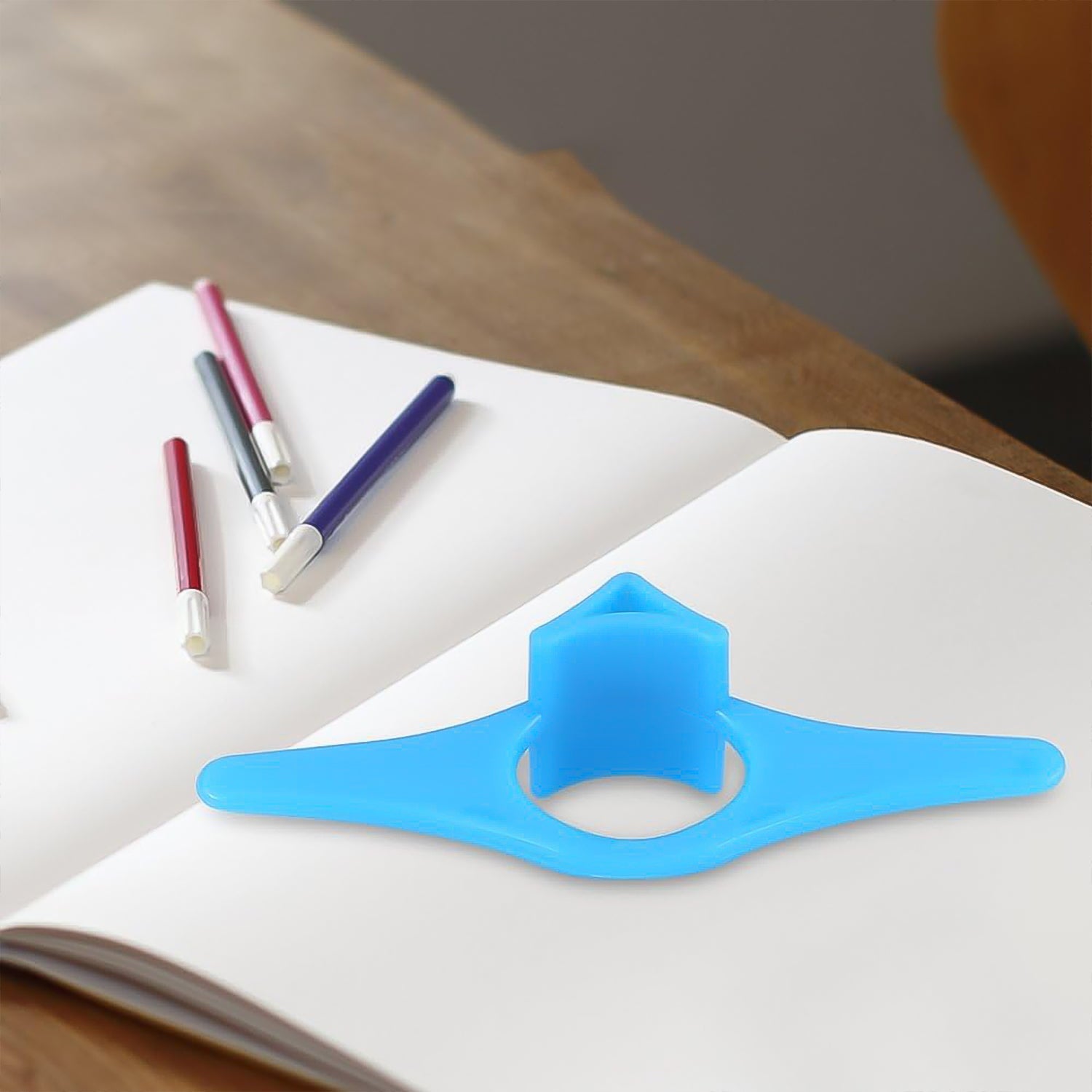 Multi-Function Plastic Thumb Book Support Book Page Holder (1 Pc)-Office Products-AniGuess-AniGuess