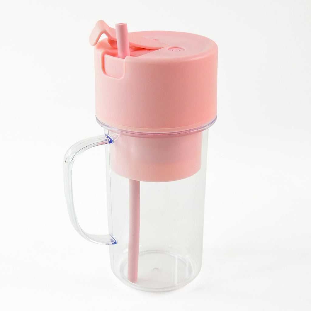 Portable Crusher Juicer With Handle & Straw, USB Rechargeable Multi Blades (420 ML)-Home & Kitchen-AniGuess-AniGuess