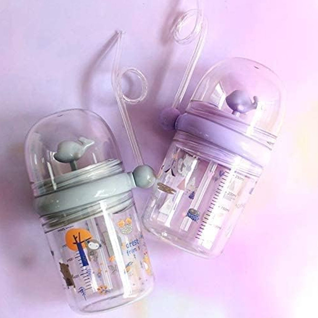 Whale Spray Sippy Cup (1 Pc): Straw, Lid, Spill-Proof, Fun Water Play-Baby-AniGuess-AniGuess