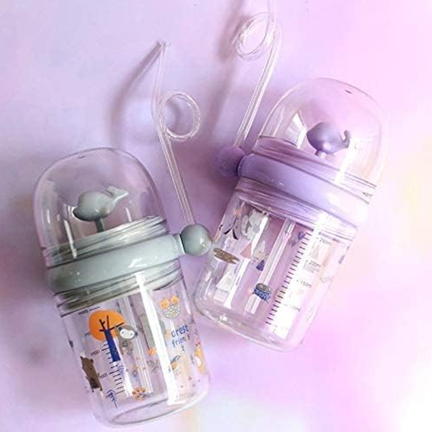 Whale Spray Sippy Cup (1 Pc): Straw, Lid, Spill-Proof, Fun Water Play-Baby-AniGuess-AniGuess