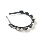 fashionable hairband gold finish