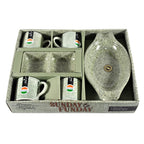 Sunday Funday 6-Piece Tea Set – Platter & Dual Bowl