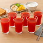 Stylish look Plastic Juicy Glass, Transparent Glasses Set 300ml (6pcs)