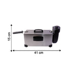 Orbit Heavy Duty 2000W Deep Fryer with 3 Litre Oil Capacity