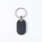 Monogram Edge Silver & Black Key Holder
