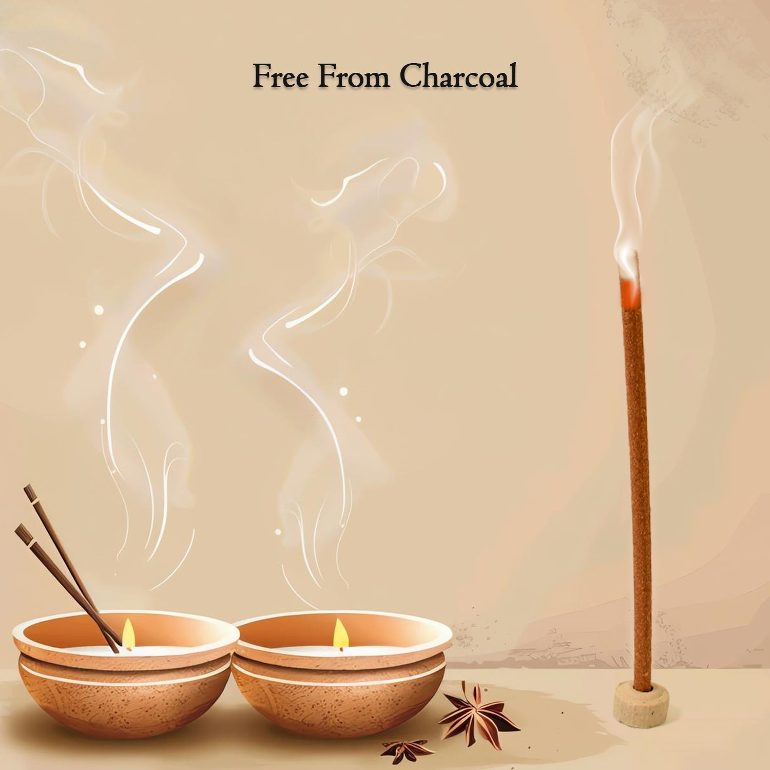 Premium Incense Sticks / Agarbatti (100 Gm / With Stand For Stick/ Mix Flavour)-Home Improvement-AniGuess-AniGuess